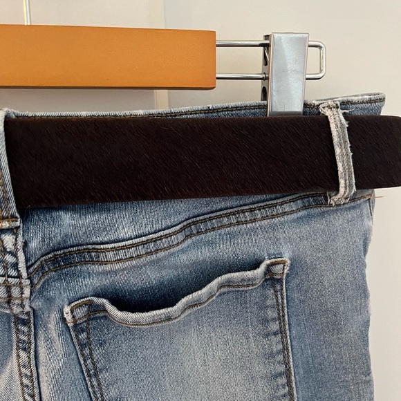 Ladies Brave burgundy leather belt - Picture 6 of 15